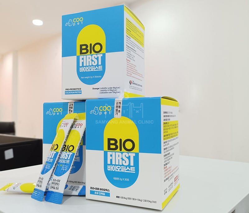 Men vi sinh Bio First hỗ trợ đường tiêu hóa, tăng cường miễn dịch cho thú cưng