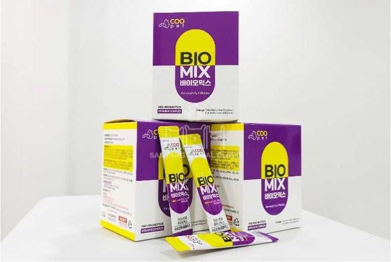 Lợi khuẩn kép Biomix chứa phức hợp vitamin B rất hiệu quả khi điều trị chó bị tiêu chảy