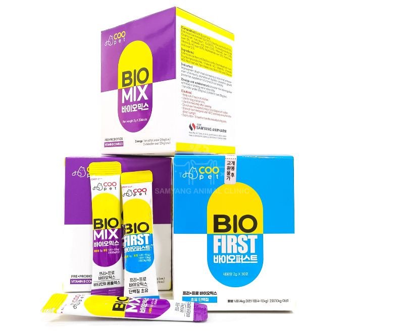 Men vi sinh (lợi khuẩn kép) Biomix và Biofirst dành cho chó mèo