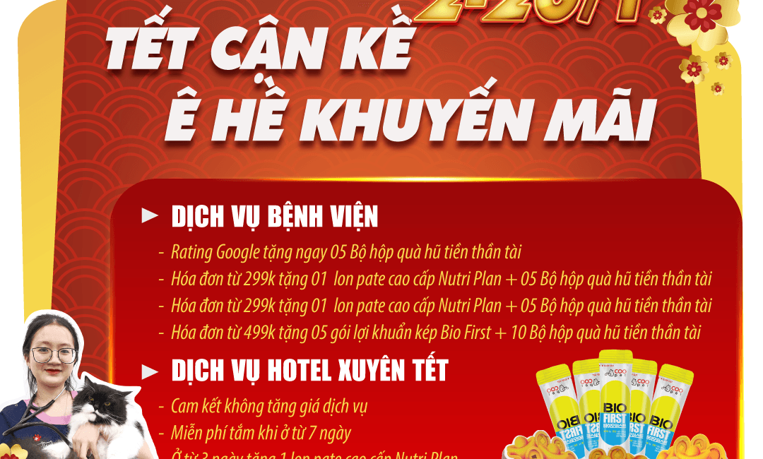 Chương trình khuyến mại bệnh viện thú y Samyang